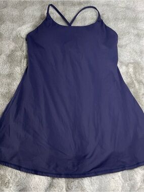 Halara 2-in-1 Flare Workout Tennis Dress Large Activewear Athleisure-0168